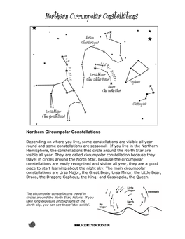 Northern Circumpolar Constellations