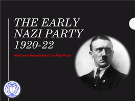 Hitler's Nazi Party
