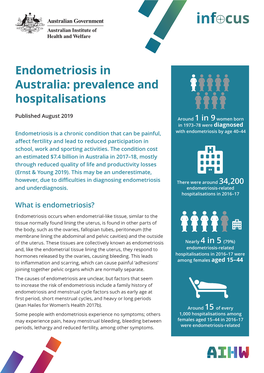 Endometriosis in Australia: Prevalence and Hospitalisations (Report)