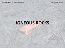 IGNEOUS ROCKS  Where Do Igneous Rocks Form?