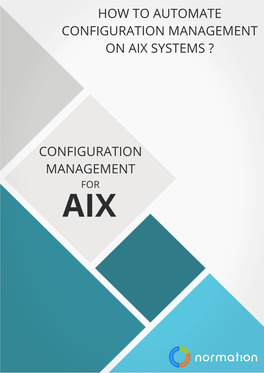 Configuration Management How To