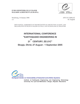 "Earthquake Engineering in 21 Century, Ee