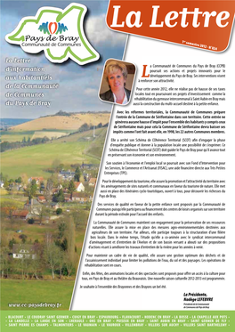 La Lettre D'information Aux Habitant(E)S De La Communauté De Communes Du Pays De Bray