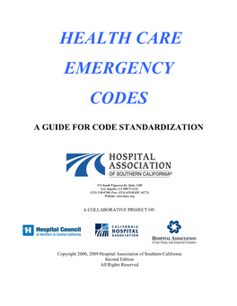 Health Care Emergency Codes