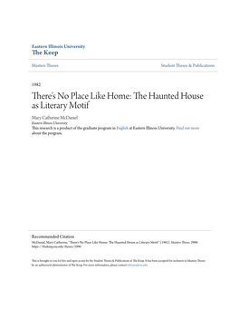 The Haunted House As Literary Motif