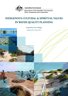 Indigenous Cultural & Spiritual Values in Water Quality Planning