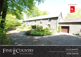 Little Ashott Exford | Exmoor National Park Guide £645,000