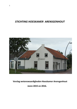 Stichting Hoeskamer Arensgenhout