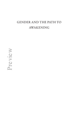 Introduction Seeger Gender and the Path to Awakening