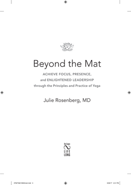 Beyond the Mat