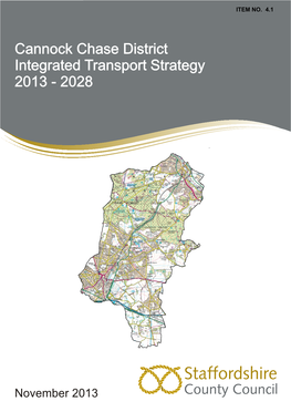 Cannock Chase District Integrated Transport Strategy 2013 - 2028