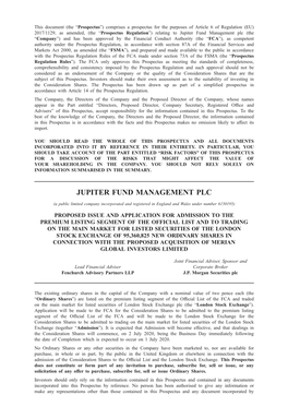 Jupiter Fund Management