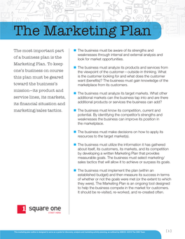 The Marketing Plan