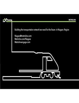 Building the Transportation Network We Need for the Future in Niagara Region