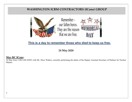 Washington Icbm Contractors Group (Icons)