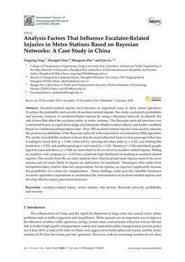 Analysis Factors That Influence Escalator-Related Injuries In