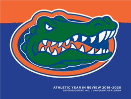 Athletic Year in Review 2019–2020 Gator Boosters, Inc