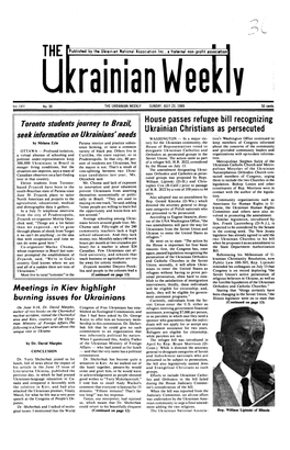 The Ukrainian Weekly 1989