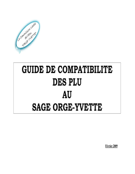 Guide De Compatibilité Des PLU Au SAGE Orge