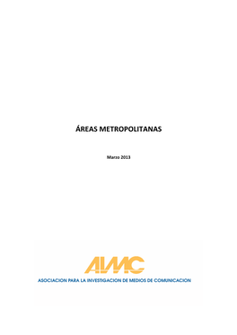 Áreas Metropolitanas