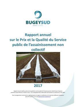 Rapport Annuel Sur Le Prix Et La Qualité Du Service Public De L