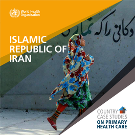 ISLAMIC REPUBLIC of IRAN Acknowledgements