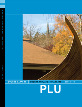 Plu 2009-2010 Course Catalog