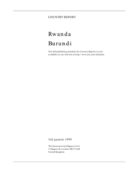 Rwanda Burundi