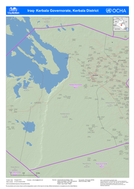 Iraq- Kerbala Governorate, Kerbala District ( (