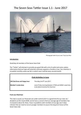 The Seven Seas Tattler Issue 1.1 - June 2017