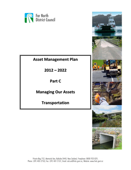 Asset Management Pplan 2012 – 2022 Part C Managing Our Assets Transportation
