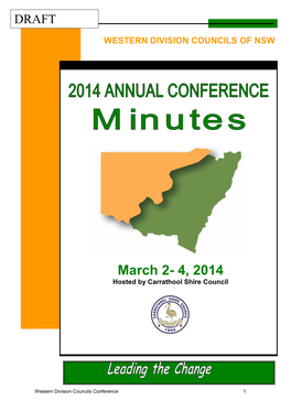 2014 Conference Minutes