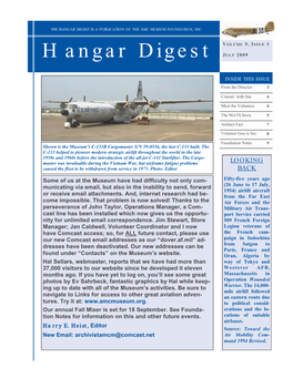 Hangar Digest Is a Publication of Th E Amc Museum Foundation, Inc