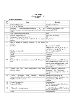 Form-1 Mundamaria