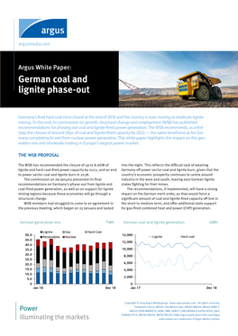 German Coal and Lignite Phase-Out