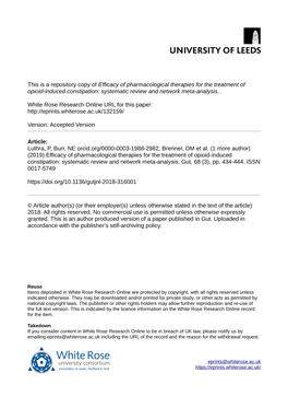 Efficacy of Pharmacological Therapies for the Treatment of Opioid-Induced Constipation: Systematic Review and Network Meta-Analysis