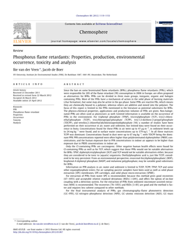 Phosphorus Flame Retardants