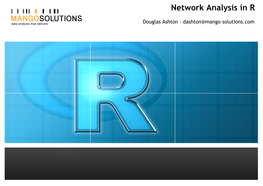 Network Analysis in R