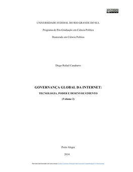 Governança Global Da Internet