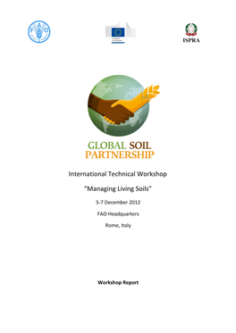 International Technical Workshop “Managing Living Soils”