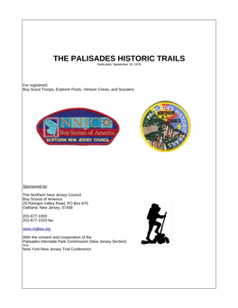 Palisades Historic Trails Information