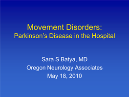 Parkinson's Disease