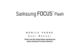 Samsung Focus Flash