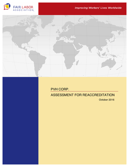 Pvh Corp Assessment for Reaccreditation