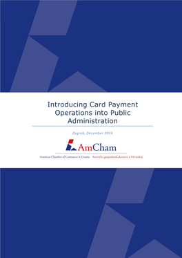 Introducing Card Payment Operations Into Public Administration