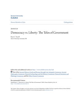 The Telos of Government