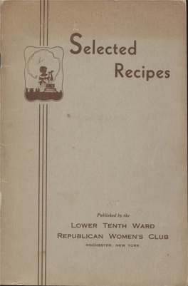 Selected Recipes