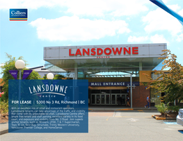 Lansdowne Centre | Richmond, BC