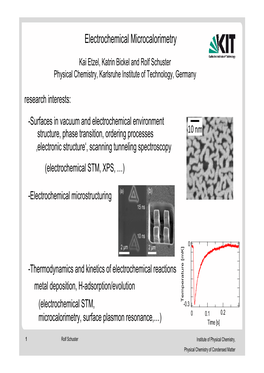 Electrochemical Microcalorimetry