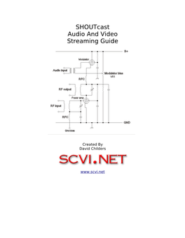 Shoutcast Audio and Video Streaming Guide